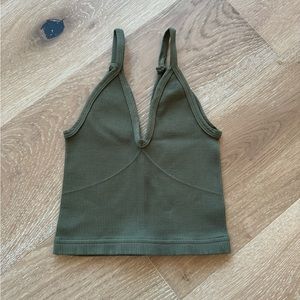 Free People Ribbed Tank, Size XS/S